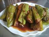 辣椒酿肉