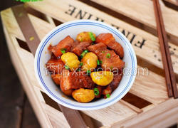 板栗红烧肉
