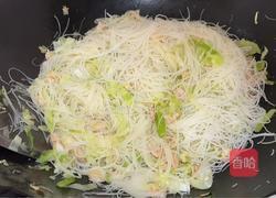 包菜鸡蛋炒粉丝的做法图解11