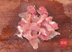 肉片炒上海青的做法图解1