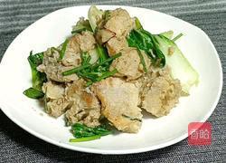 青菜炒霉豆渣的做法图解8