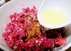三色萝卜牛肉馅的做法的做法图解5