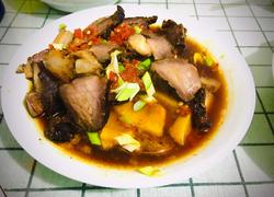 酱油肉蒸南瓜
