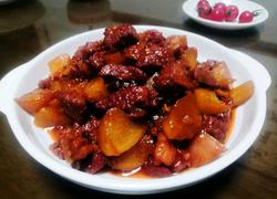 茄汁萝卜烧牛腩