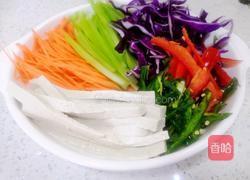 豆腐拌三丝的做法图解3