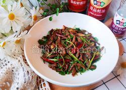 香菜炒牛肉丝