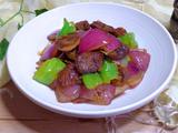 青椒洋葱炒香肠