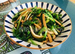 香干炒韭菜