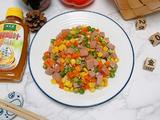 午餐肉炒时蔬