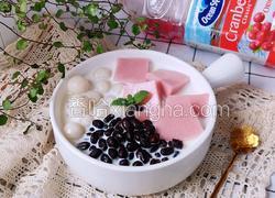 蔓越莓奶冻白玉丸子