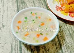 时蔬肉末粥