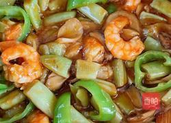 杏鲍菇豆角咖喱虾的做法图解8