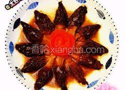 羊肚菌酿猪肉沫