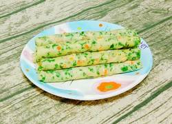 芹菜叶胡萝卜鸡蛋饼
