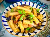 青椒西红柿炒茄子