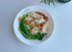 青菜海鲜饺子汤