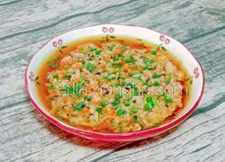 香菇胡萝卜蒸肉饼