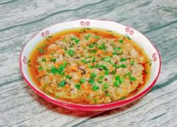 香菇胡萝卜蒸肉饼