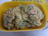 农场鸡蛋荠菜虾仁饼