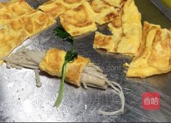 凉拌鸡蛋金针菇卷的做法图解10