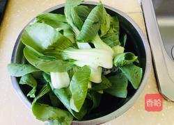 香菇炒油菜的做法图解3
