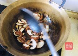 香菇炒油菜的做法图解5