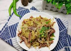萝卜丝炒猪肚