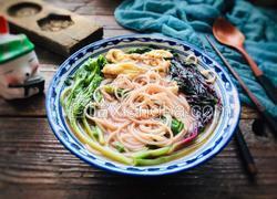 苋菜鸡蛋汤面