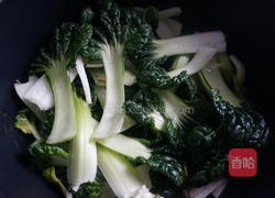 杏鲍菇炒乌塌菜的做法图解3