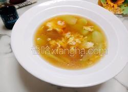 菜杆虾仁鸡蛋汤