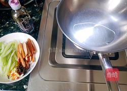 西芹炒香干的做法图解3