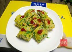 小白菜鸡蛋饼的做法图解9