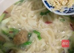 肉丸鸡蛋手擀面的做法图解8