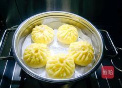 荠菜肉馅南瓜包子的做法图解6