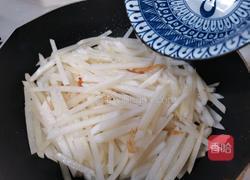 虾干炒萝卜丝的做法图解6