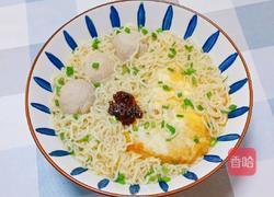 鸡蛋肉丸方便面的做法图解9
