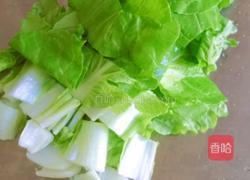 海鲜菇炒小白菜的做法图解2