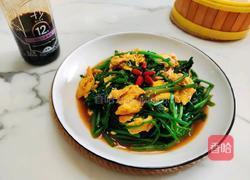 菠菜炒鸡蛋的做法图解8