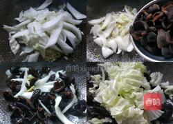 木耳白菜炒肚丝的做法图解4
