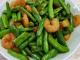 四季豆炒虾仁的做法[图]