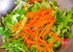 山药粉丝胡萝卜炒甘蓝的做法图解13