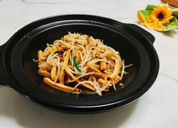 绿豆芽炒香干