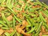 肉沫炒豇豆