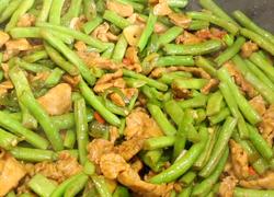 肉沫炒豇豆