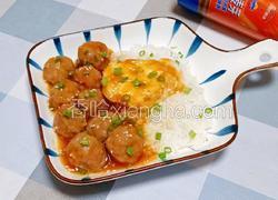糖醋肉丸鸡蛋饭