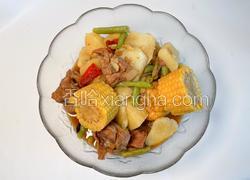 排骨土豆炖豆角