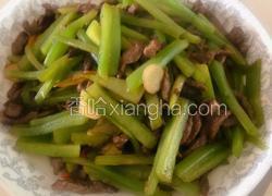 莴笋牛肉丝
