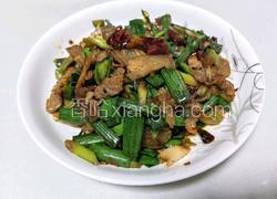 蒜苗炒腊肉