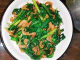 韭菜炒河虾