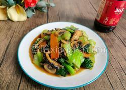菌菇炒青菜